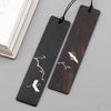 Retro Classical Chinese Style Mahogany Bookmark Gift Box Exquisite Ebony