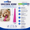 Princess Pack 2-Pack Dog Toy | Pink Glitter Ball + Unicorn Horn Chew Toy | USA Made