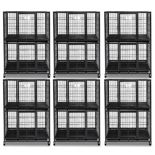 31 Two-Tier Dog Crate 46A