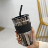 Northern Lights Portable Straw Glass Home Student