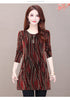 Lurex Mid-length Bottoming Shirt Plus Velvet Thick Plus Size Top