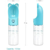 Portable Dog Water Bottle with Carbon Filter - 13.5oz Leak-Proof Pet Travel Water Dispenser | Lightweight Walking & Hiking Bottle