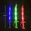 Electronic Luminous Toy Colorful Knife Children's Plastic Shark Sword