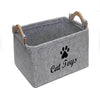 Felt Pet Toy Storage Basket