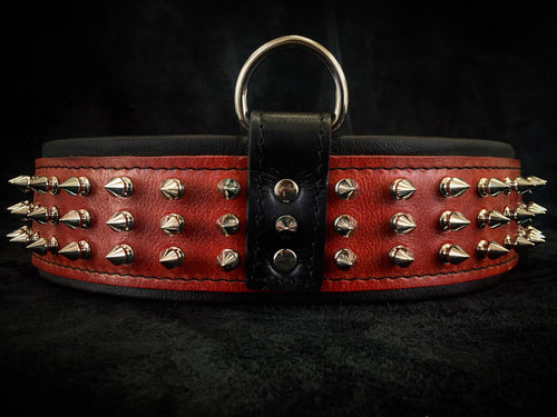 Silver Giant collar Red