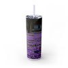 Skinny Tumbler with Straw – 20 oz Stainless Steel Cup