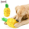 Interactive Pineapple Snuffle Dog Toy | Plush Treat Dispensing Puzzle Toy with Squeaker for Small Medium Large Dogs