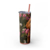 Skinny Tumbler with Straw – 20 oz Stainless Steel Cup