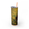 Skinny Tumbler with Straw – 20 oz Stainless Steel Cup