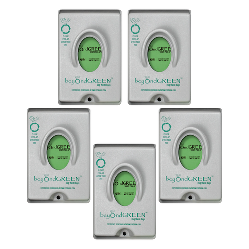 Single-Pull Dog Waste Bag Park Dispenser