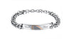 Fashion Love Black Rose Gold Peach Heart Couple Bracelet