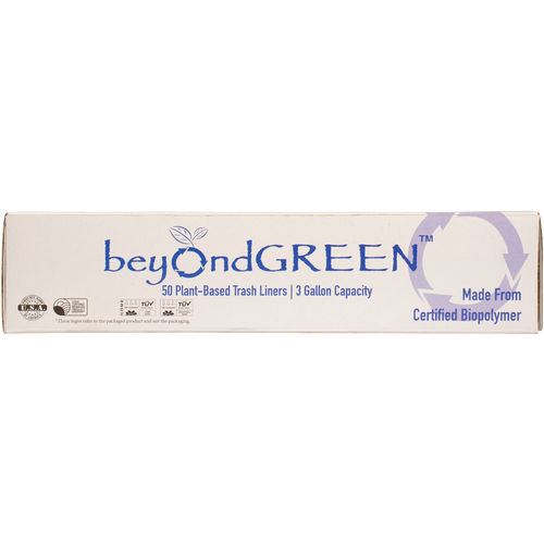 3-Gallon Plant-Based Trash Can Liner - 50 Bags