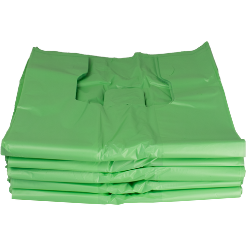 Plant-Based Large Food Safe Multi-Purpose Bags with Handles – 500 Bags