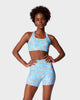Smiling Sakura Biker Shorts