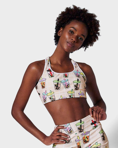 Boba Time Sports Bra