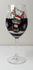 Wine Glass Christmas Kitten