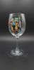 Wine Glass Yellow Lab