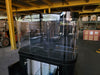 120g Curved Panoramic Flat Bowfront Glass Reef-Ready Aquarium in Gloss Black Stand