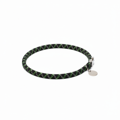 Costal Elasta Cat Reflective Breakaway Collar 10 green/black