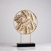Iron Terrazzo Leaf Style Table Top Decoration