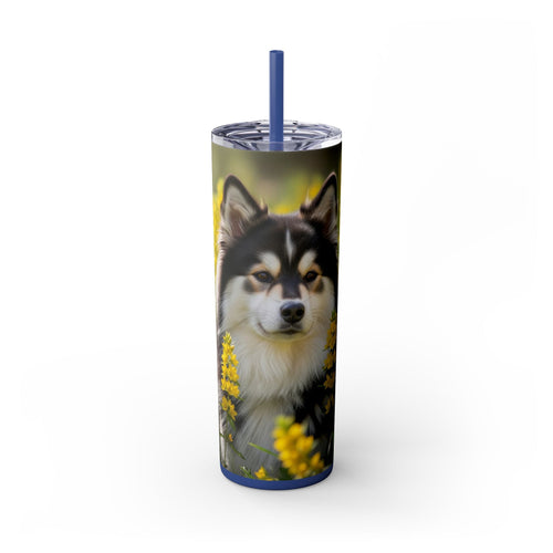 Skinny Tumbler with Straw – 20 oz Stainless Steel Cup
