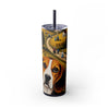 Skinny Tumbler with Straw – 20 oz Stainless Steel Cup