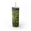 Skinny Tumbler with Straw – 20 oz Stainless Steel Cup