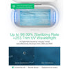 Wireless charger disinfection box