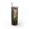 Skinny Tumbler with Straw – 20 oz Stainless Steel Cup