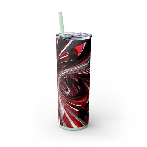 Skinny Tumbler with Straw – 20 oz Stainless Steel Cup