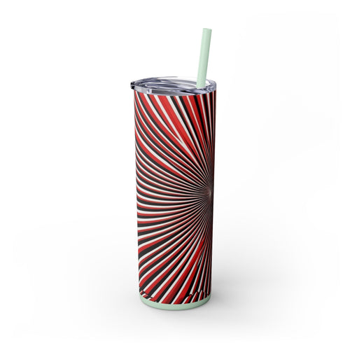 Skinny Tumbler with Straw – 20 oz Stainless Steel Cup
