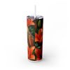 Skinny Tumbler with Straw – 20 oz Stainless Steel Cup