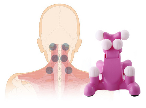 Cervical Traction Neck Massager Pillow Ruff Support 3d Shiatsu Neck Massage Pain Relief Back Stretching Relax Turtle Neck Mask
