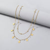 Personality, stars, Moon, multiple necklaces