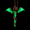 Glorious Dragon Pendant Necklace in the Dark Sword