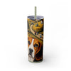 Skinny Tumbler with Straw – 20 oz Stainless Steel Cup