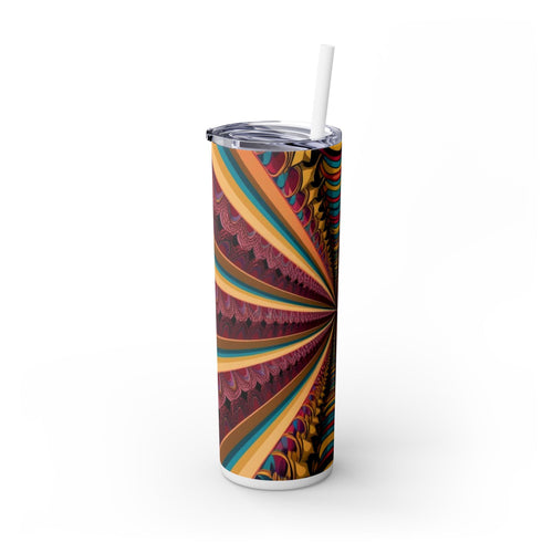 Skinny Tumbler with Straw – 20 oz Stainless Steel Cup