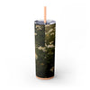 Skinny Tumbler with Straw – 20 oz Stainless Steel Cup