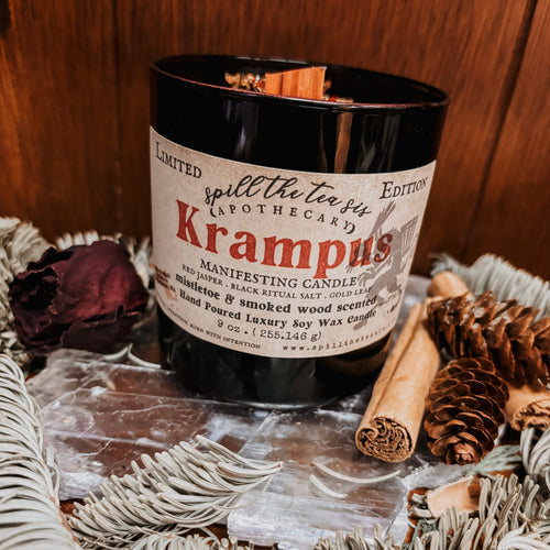 Krampus Candle | Dark Holiday Soy Wax Intention Candle