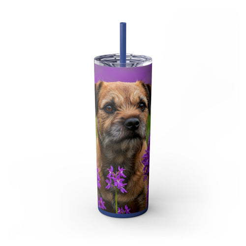 Skinny Tumbler with Straw – 20 oz Stainless Steel Cup