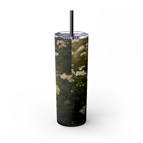 Skinny Tumbler with Straw – 20 oz Stainless Steel Cup