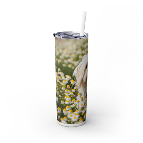 Skinny Tumbler with Straw – 20 oz Stainless Steel Cup