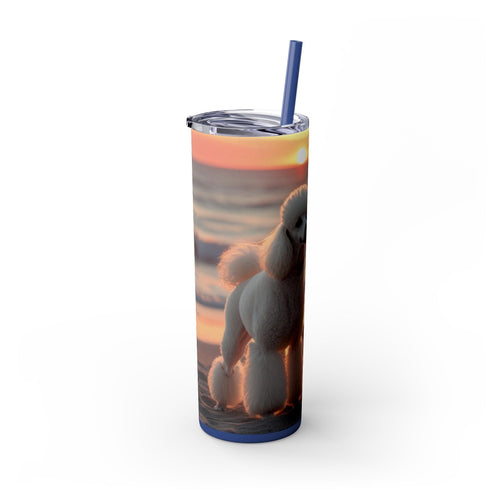 Skinny Tumbler with Straw – 20 oz Stainless Steel Cup
