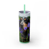 Skinny Tumbler with Straw – 20 oz Stainless Steel Cup
