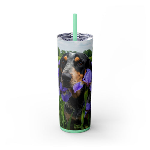Skinny Tumbler with Straw – 20 oz Stainless Steel Cup