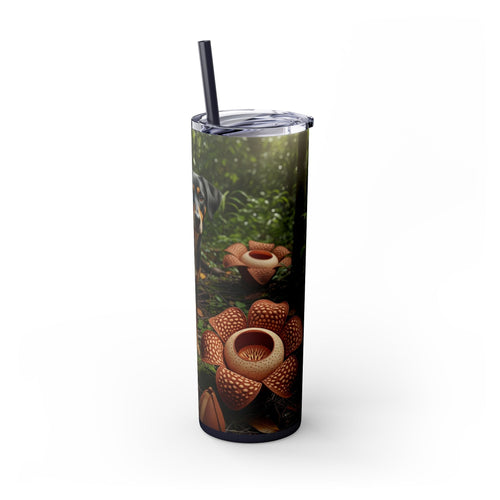 Skinny Tumbler with Straw – 20 oz Stainless Steel Cup
