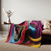 Sweatshirt Blanket – Plush Fleece Throw, 2 Size Options