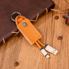 Mens Boutique Gift Set Wallet Power Bank Keychain Large Dial Quartz Watch