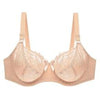 Pure color bra lace women's plus size bra underwear