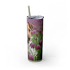 Skinny Tumbler with Straw – 20 oz Stainless Steel Cup